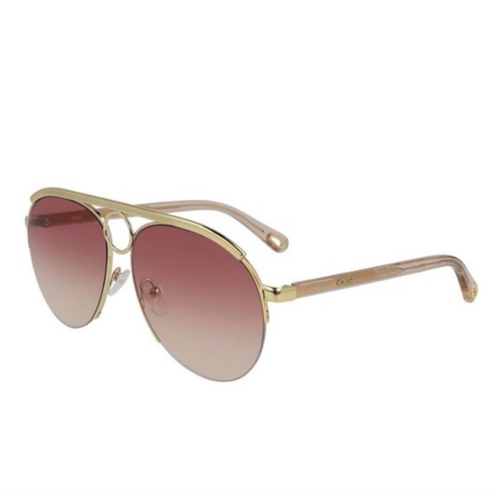 NWT Chloe Romie 59mm Aviator Sunglasses